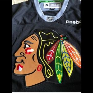 Reebok Blank Chicago Blackhawks Jersey.
